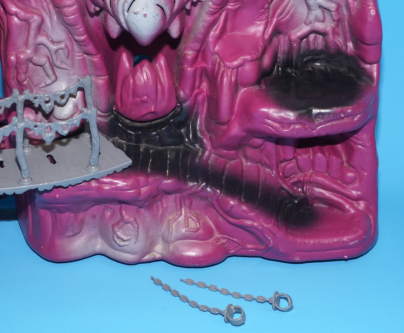 MOTU HE-MAN MASTERS OF THE UNIVERSE SNAKE MOUNTAIN 100% COMPLETE USA COO 1984 MATTEL WORKS! - Image 7