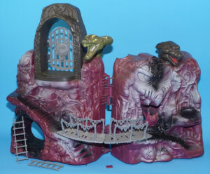 MOTU HE-MAN MASTERS OF THE UNIVERSE SNAKE MOUNTAIN NEAR COMPLETE USA COO 1984 MATTEL WORKS!