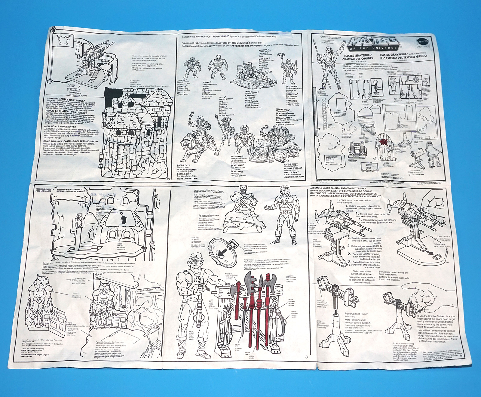 MOTU HE-MAN MASTERS OF THE UNIVERSE CASTLE GRAYSKULL 100% COMPLETE NO COO 1981 MATTEL - Image 15