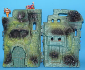 MOTU HE-MAN MASTERS OF THE UNIVERSE CASTLE GRAYSKULL NEAR COMPLETE NO COO 1981 MATTEL