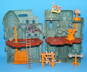 MOTU HE-MAN MASTERS OF THE UNIVERSE CASTLE GRAYSKULL NEAR COMPLETE NO COO 1981 MATTEL