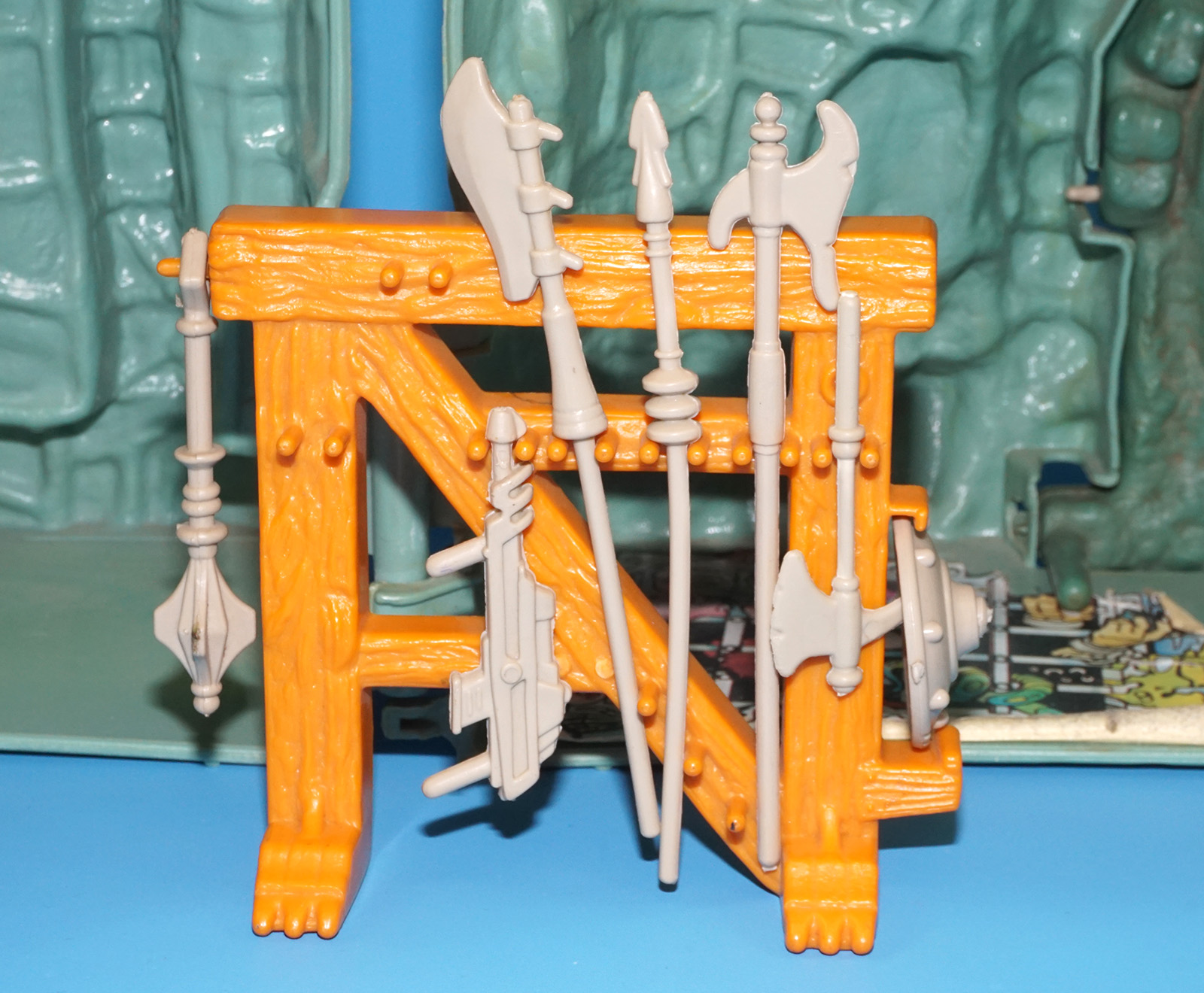 MOTU HE-MAN MASTERS OF THE UNIVERSE CASTLE GRAYSKULL NEAR COMPLETE NO COO 1981 MATTEL - Image 5