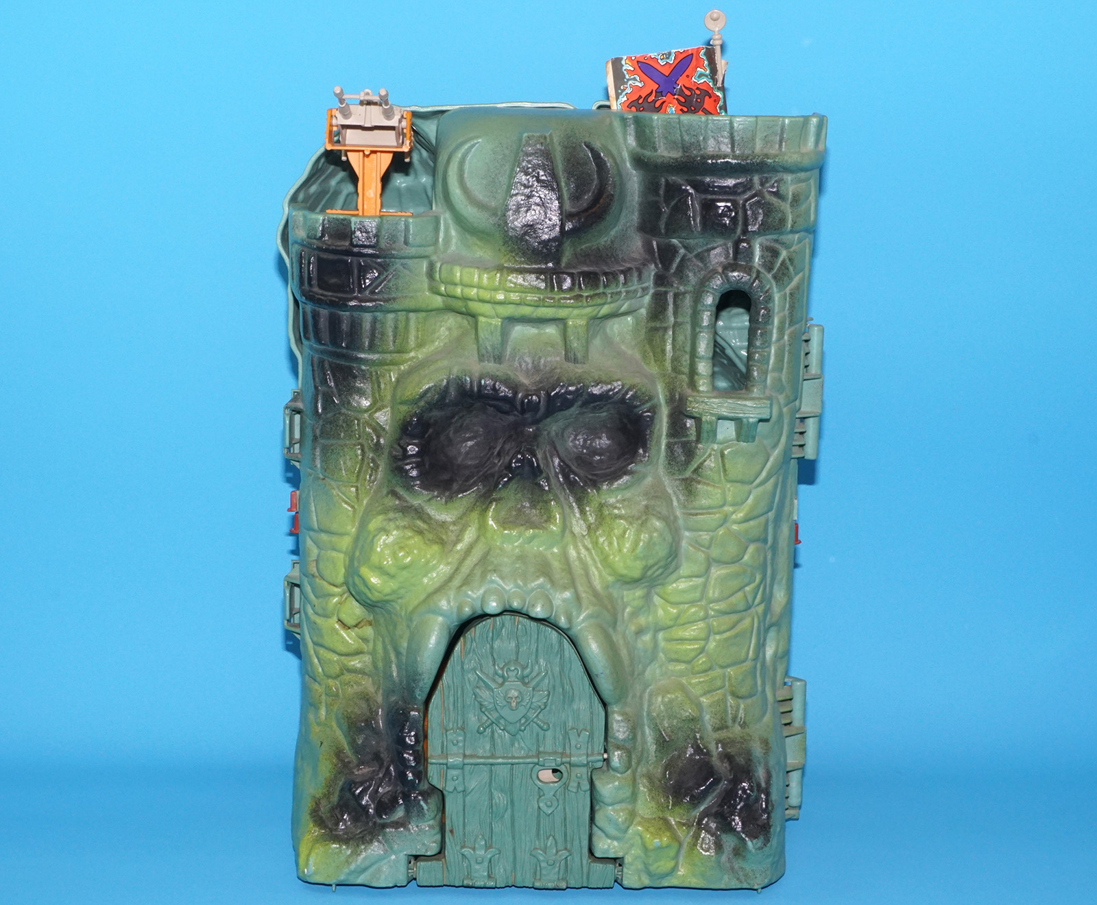 MOTU HE-MAN MASTERS OF THE UNIVERSE CASTLE GRAYSKULL NEAR COMPLETE NO COO 1981 MATTEL - Image 10
