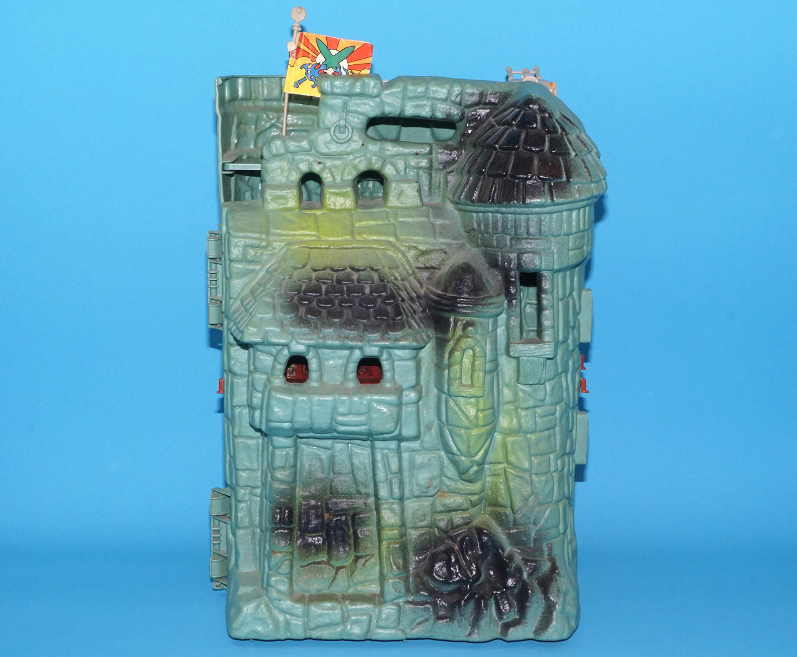MOTU HE-MAN MASTERS OF THE UNIVERSE CASTLE GRAYSKULL NEAR COMPLETE NO COO 1981 MATTEL - Image 11