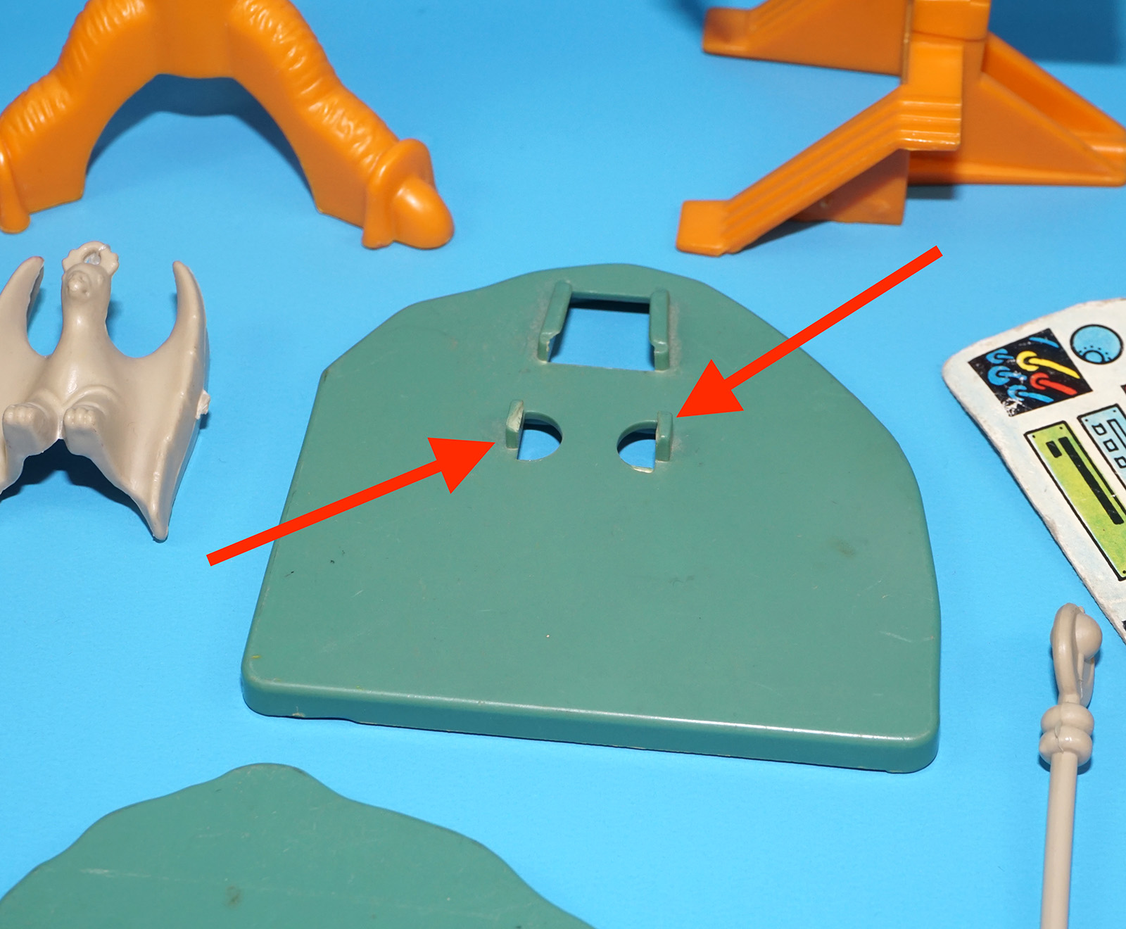 MOTU HE-MAN MASTERS OF THE UNIVERSE CASTLE GRAYSKULL NEAR COMPLETE NO COO 1981 MATTEL - Image 14