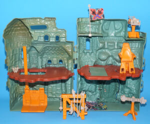 MOTU HE-MAN MASTERS OF THE UNIVERSE CASTLE GRAYSKULL NEAR COMPLETE NO COO 1981 MATTEL