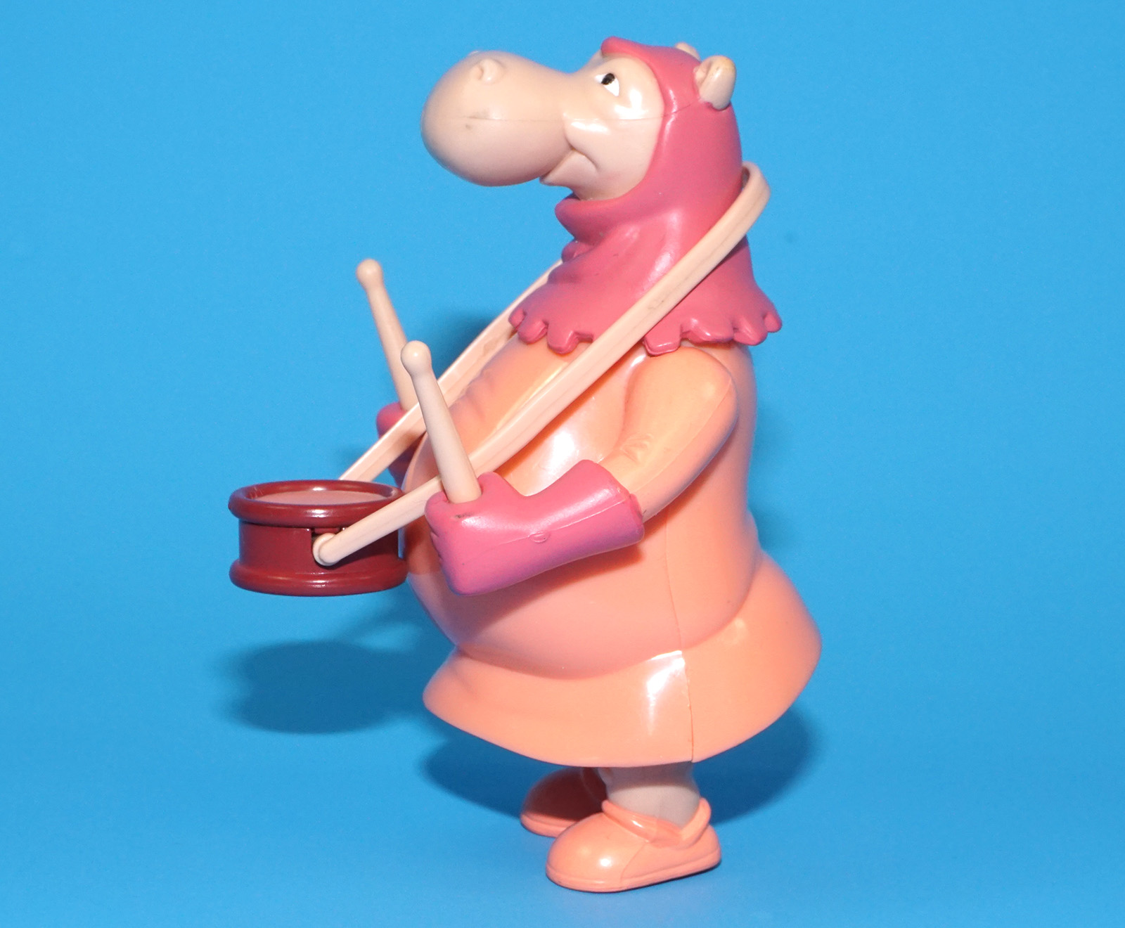 DISNEY HEROES ROBIN HOOD ACTION FIGURE CASTLE GUARD HIPPO 100% COMPLETE 2004 FAMOSA - Image 3