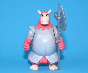 DISNEY HEROES ROBIN HOOD ACTION FIGURE CASTLE GUARD RHINO 100% COMPLETE 2004 FAMOSA