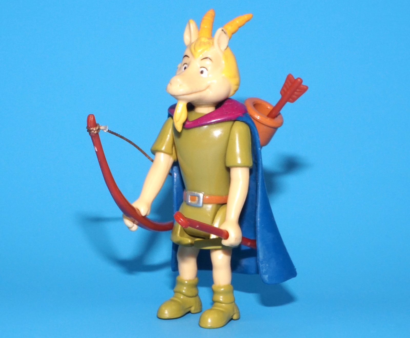 DISNEY HEROES ROBIN HOOD ACTION FIGURE GOAT ARCHER 100% COMPLETE 2004 FAMOSA - Image 2