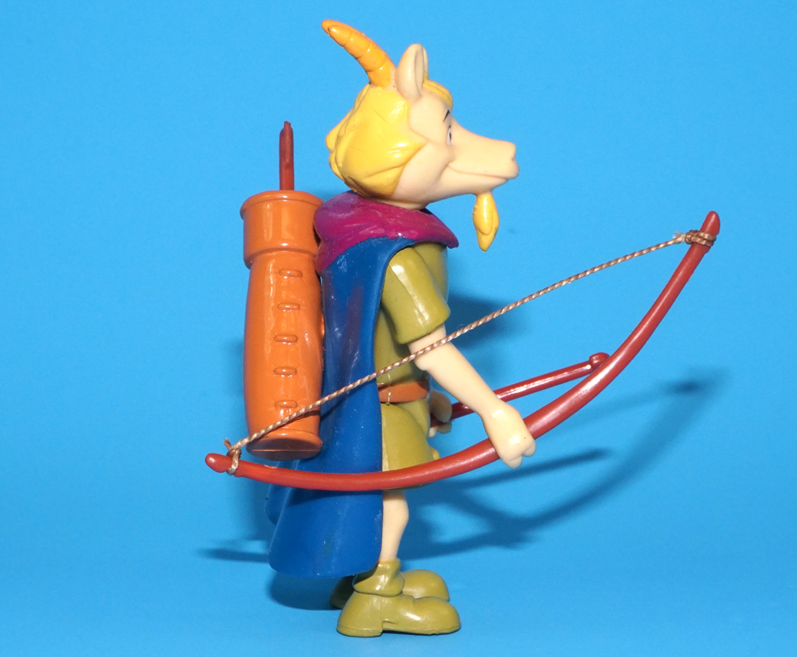 DISNEY HEROES ROBIN HOOD ACTION FIGURE GOAT ARCHER 100% COMPLETE 2004 FAMOSA - Image 3