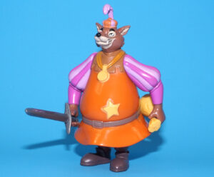 DISNEY HEROES ROBIN HOOD ACTION FIGURE SHERIFF OF NOTTINGHAM 100% COMPLETE 2004 FAMOSA
