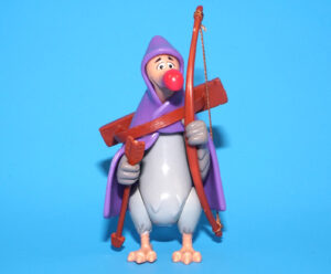 DISNEY HEROES ROBIN HOOD ACTION FIGURE NUSTY VULTURE 100% COMPLETE 2004 FAMOSA