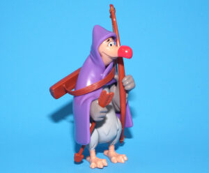 DISNEY HEROES ROBIN HOOD ACTION FIGURE NUSTY VULTURE 100% COMPLETE 2004 FAMOSA