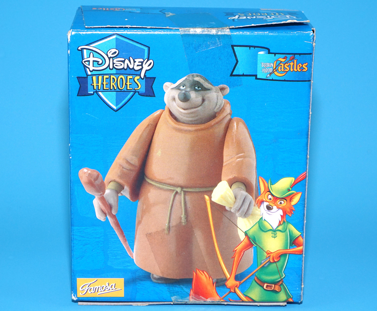 DISNEY HEROES ROBIN HOOD ACTION FIGURE FRIAR TUCK MIB NRFB EURO BOX 2004 FAMOSA - Image 7