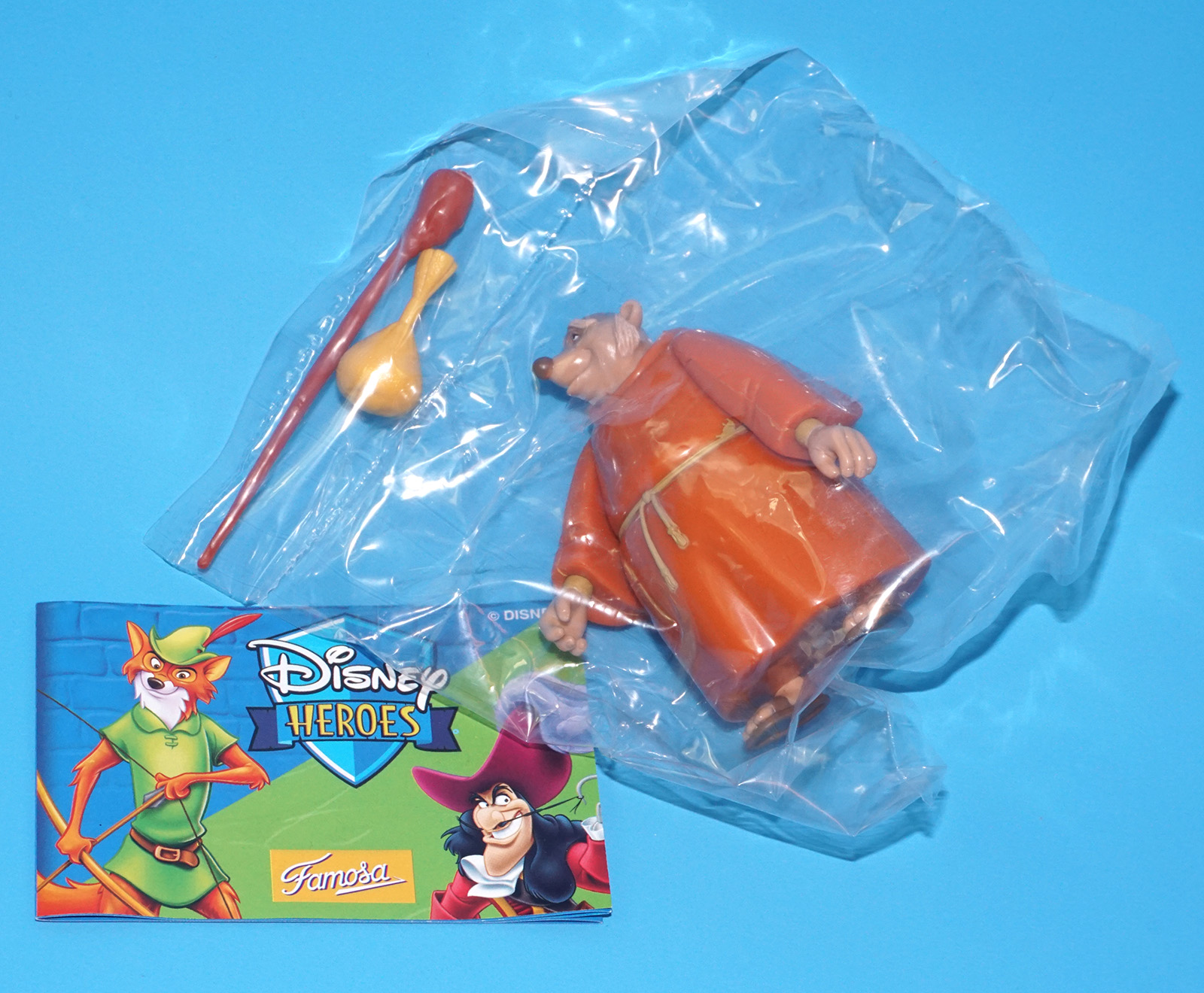 DISNEY HEROES ROBIN HOOD ACTION FIGURE FRIAR TUCK MIB NRFB EURO BOX 2004 FAMOSA - Image 9