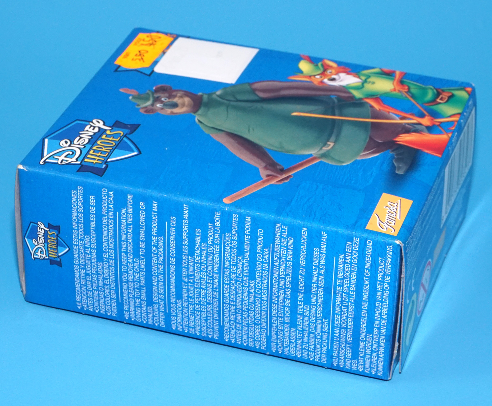 DISNEY HEROES ROBIN HOOD ACTION FIGURE LITTLE JOHN MIB MISB EURO BOX 2004 FAMOSA - Image 3