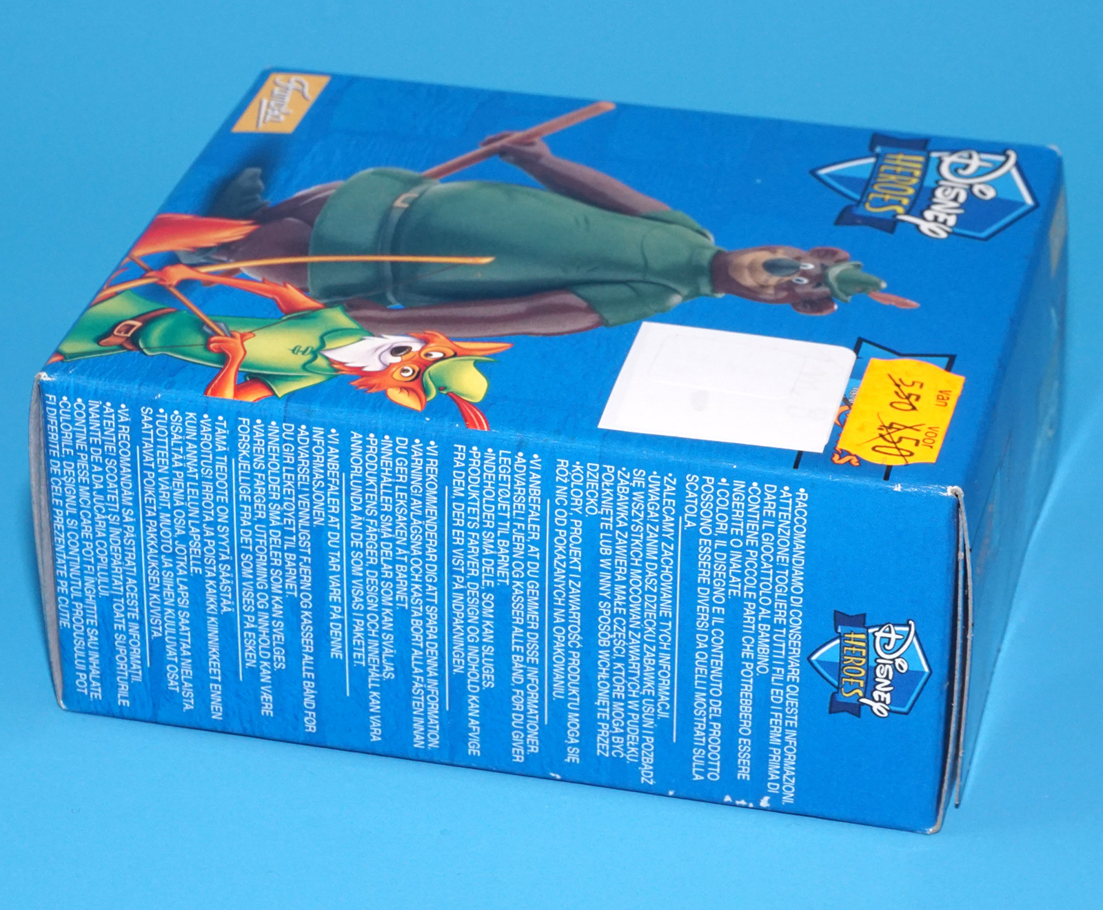 DISNEY HEROES ROBIN HOOD ACTION FIGURE LITTLE JOHN MIB MISB EURO BOX 2004 FAMOSA - Image 5