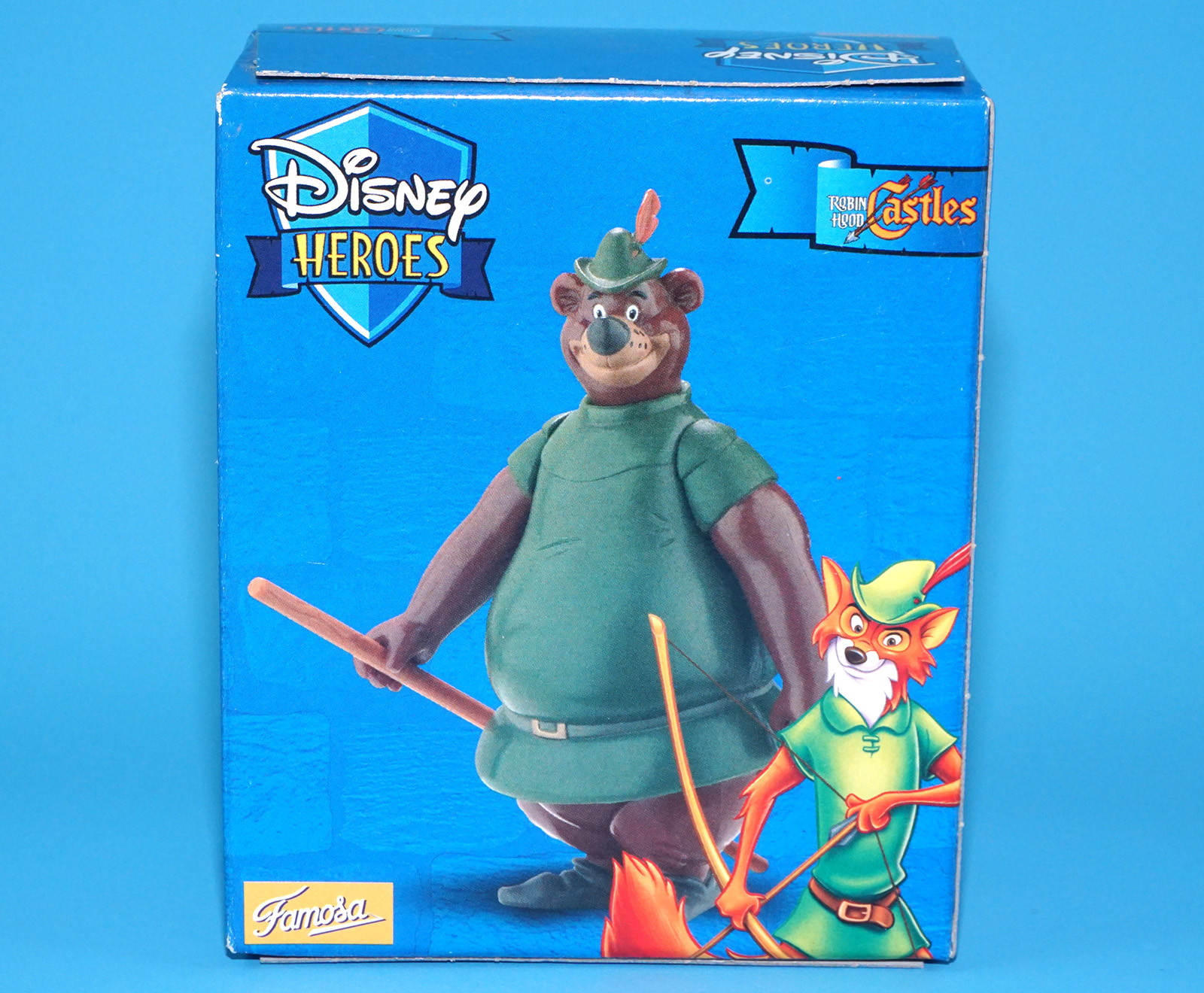 DISNEY HEROES ROBIN HOOD ACTION FIGURE LITTLE JOHN MIB MISB EURO BOX 2004 FAMOSA - Image 7