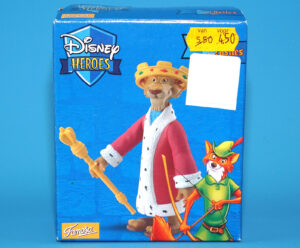 DISNEY HEROES ROBIN HOOD ACTION FIGURE PRINCE JOHN MIB MISB EURO BOX 2004 FAMOSA