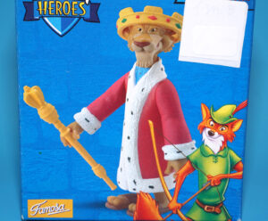 DISNEY HEROES ROBIN HOOD ACTION FIGURE PRINCE JOHN MIB MISB EURO BOX 2004 FAMOSA