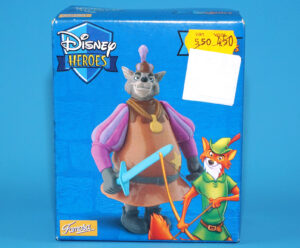 DISNEY HEROES ROBIN HOOD ACTION FIGURE SHERIFF OF NOTTINGHAM MIB MISB EURO BOX 2004 FAMOSA