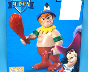 DISNEY HEROES PETER PAN ACTION FIGURE LOST BOY CUBBY INDIAN OUTFIT MIB MISB EURO BOX 2003 FAMOSA