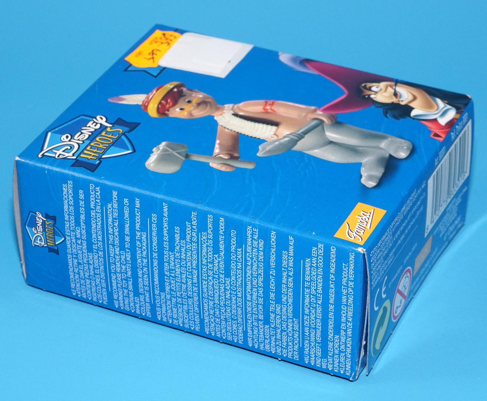 DISNEY HEROES PETER PAN ACTION FIGURE LOST BOY TWIN INDIAN OUTFIT MIB MISB EURO BOX 2003 FAMOSA - Image 3