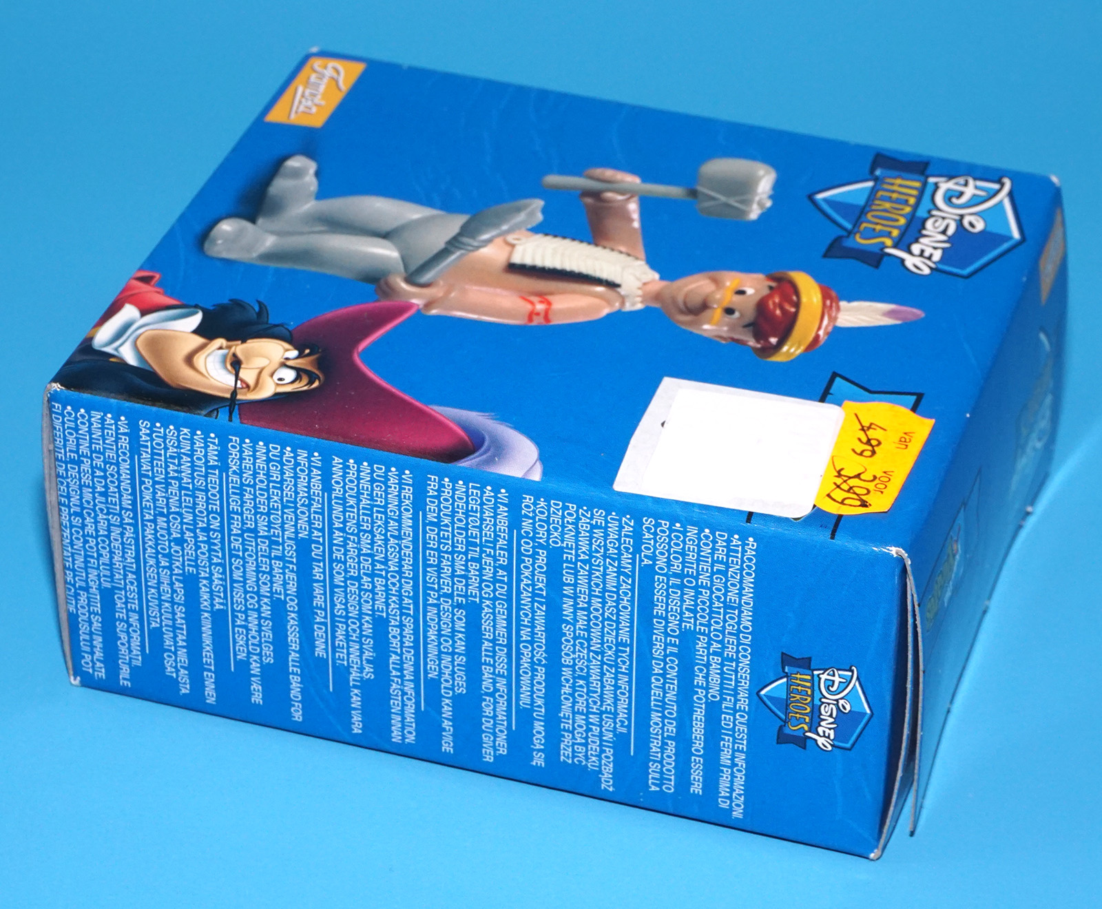 DISNEY HEROES PETER PAN ACTION FIGURE LOST BOY TWIN INDIAN OUTFIT MIB MISB EURO BOX 2003 FAMOSA - Image 5