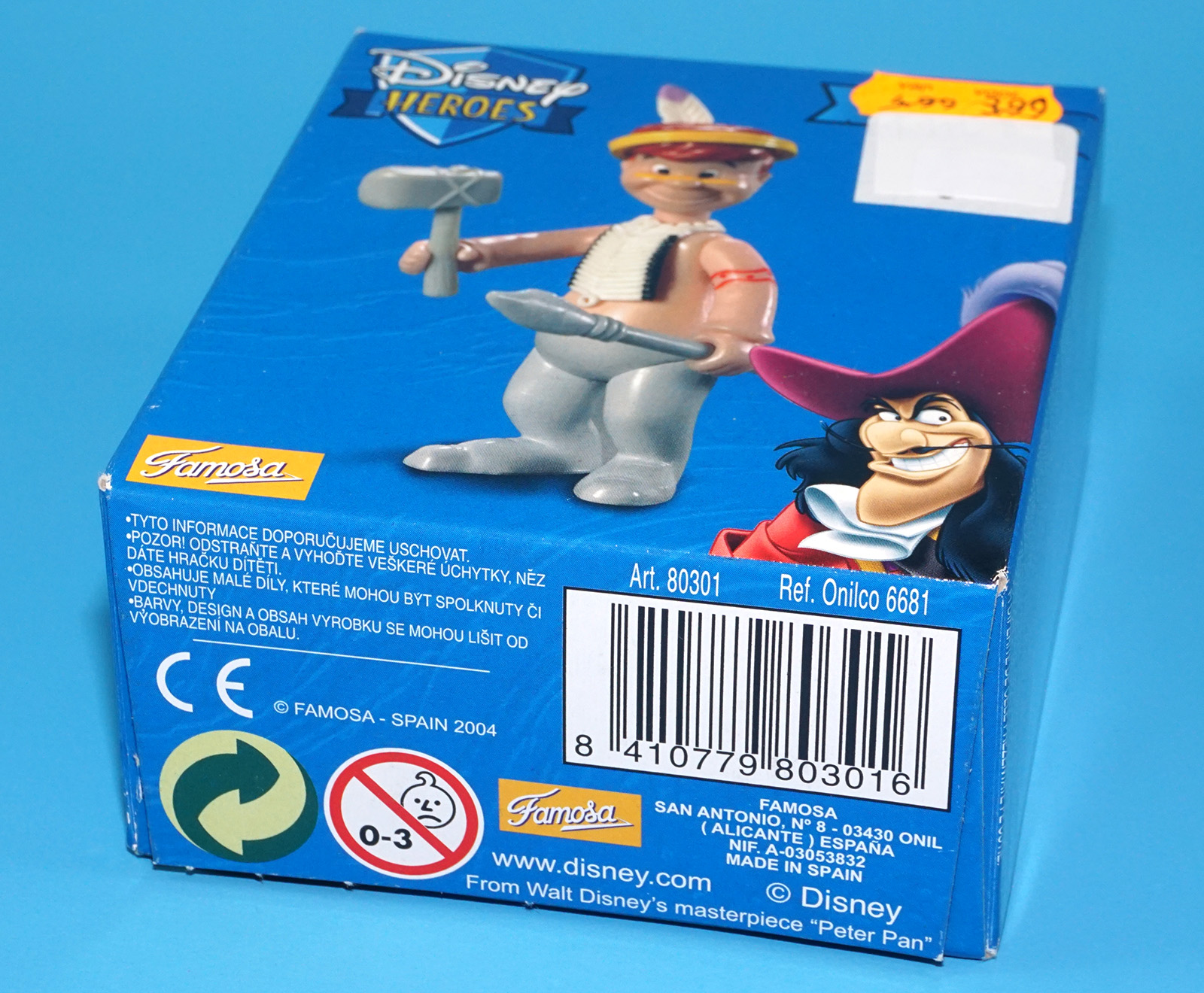 DISNEY HEROES PETER PAN ACTION FIGURE LOST BOY TWIN INDIAN OUTFIT MIB MISB EURO BOX 2003 FAMOSA - Image 6