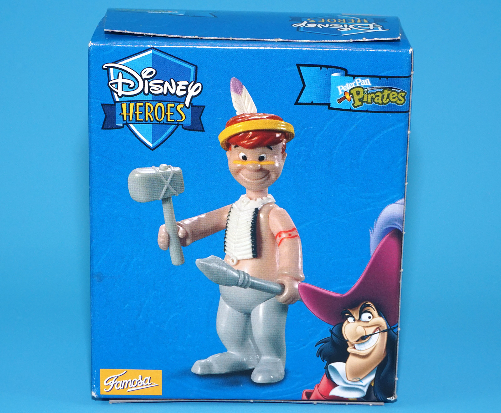 DISNEY HEROES PETER PAN ACTION FIGURE LOST BOY TWIN INDIAN OUTFIT MIB MISB EURO BOX 2003 FAMOSA - Image 7