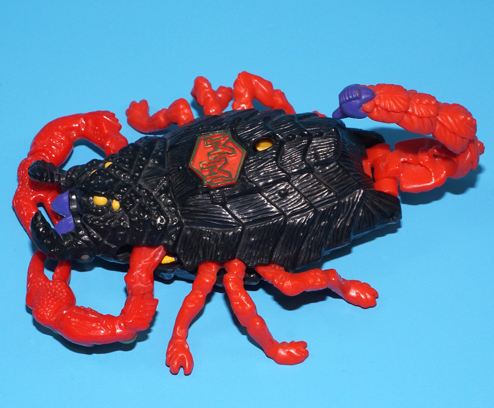 MIGHTY MAX DOOM ZONE STINGS SCORPION NEAR COMPLETE 1993 BLUEBIRD TOYS - Image 4