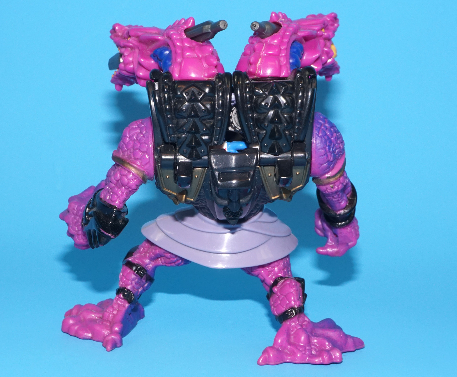 MIGHTY MAX BATTLE WARRIORS HEAD TO HEAD WITH HYDRA NEAR COMPLETE 1994 BLUEBIRD TOYS - Image 5