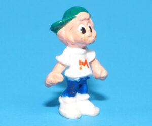 MIGHTY MAX ORIGINAL SPARE PART SERIES 1 DOOM ZONE HORROR HEADS MAX MINI FIGURE 1992 BLUEBIRD TOYS