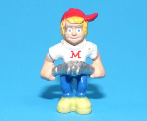 MIGHTY MAX ORIGINAL SPARE PART SHRUNKEN HEADS BRAIN FACE MAX MINI FIGURE 1993 BLUEBIRD TOYS