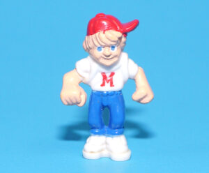 MIGHTY MAX ORIGINAL SPARE PART SERIES 1 DOOM ZONE HORROR HEADS MAX MINI FIGURE 1992 BLUEBIRD TOYS