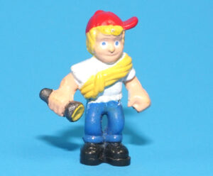 MIGHTY MAX ORIGINAL SPARE PART SHRUNKEN HEADS ROCK MONSTER MAX MINI FIGURE 1993 BLUEBIRD TOYS