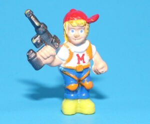 MIGHTY MAX ORIGINAL SPARE PART SHRUNKEN HEADS HEAD CASE MAX MINI FIGURE 1993 BLUEBIRD TOYS