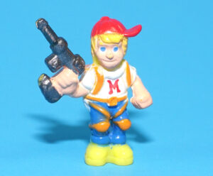 MIGHTY MAX ORIGINAL SPARE PART SHRUNKEN HEADS HEAD CASE MAX MINI FIGURE 1993 BLUEBIRD TOYS