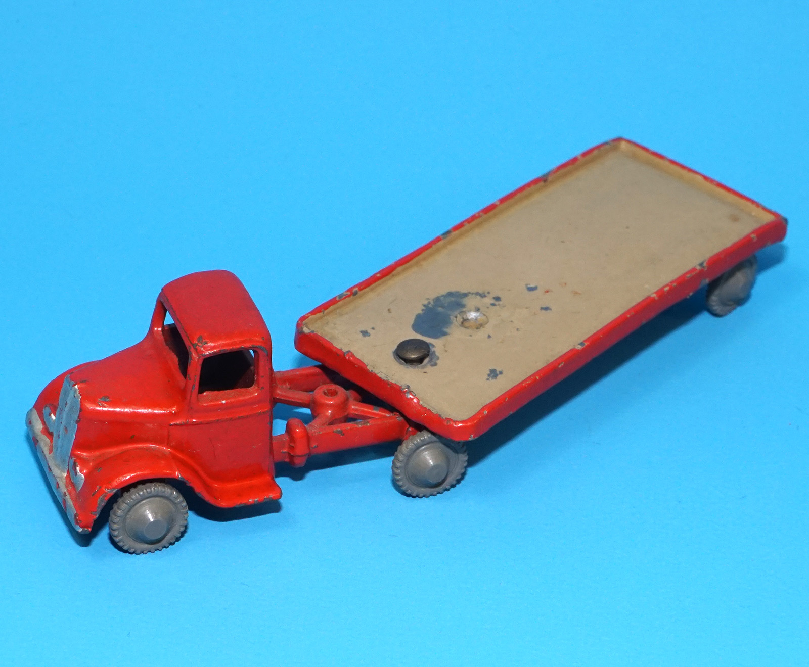 BRITAINS LILLIPUT LV603 ARTICULATED LORRY SOLID PLASTIC WHEELS PVC TYRES 1950 BRITAINS LTD ENGLAND - Image 3