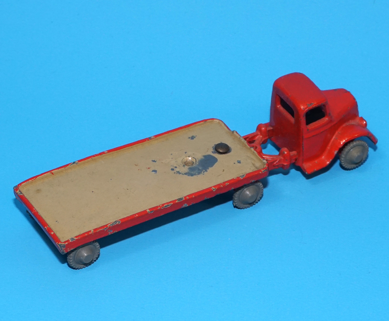 BRITAINS LILLIPUT LV603 ARTICULATED LORRY SOLID PLASTIC WHEELS PVC TYRES 1950 BRITAINS LTD ENGLAND - Image 5