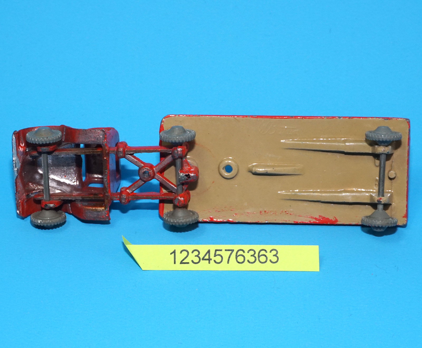 BRITAINS LILLIPUT LV603 ARTICULATED LORRY SOLID PLASTIC WHEELS PVC TYRES 1950 BRITAINS LTD ENGLAND - Image 6