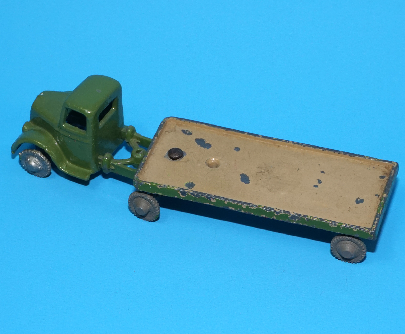 BRITAINS LILLIPUT LV603 ARTICULATED LORRY SOLID PLASTIC WHEELS PVC TYRES 1950 BRITAINS LTD ENGLAND - Image 5