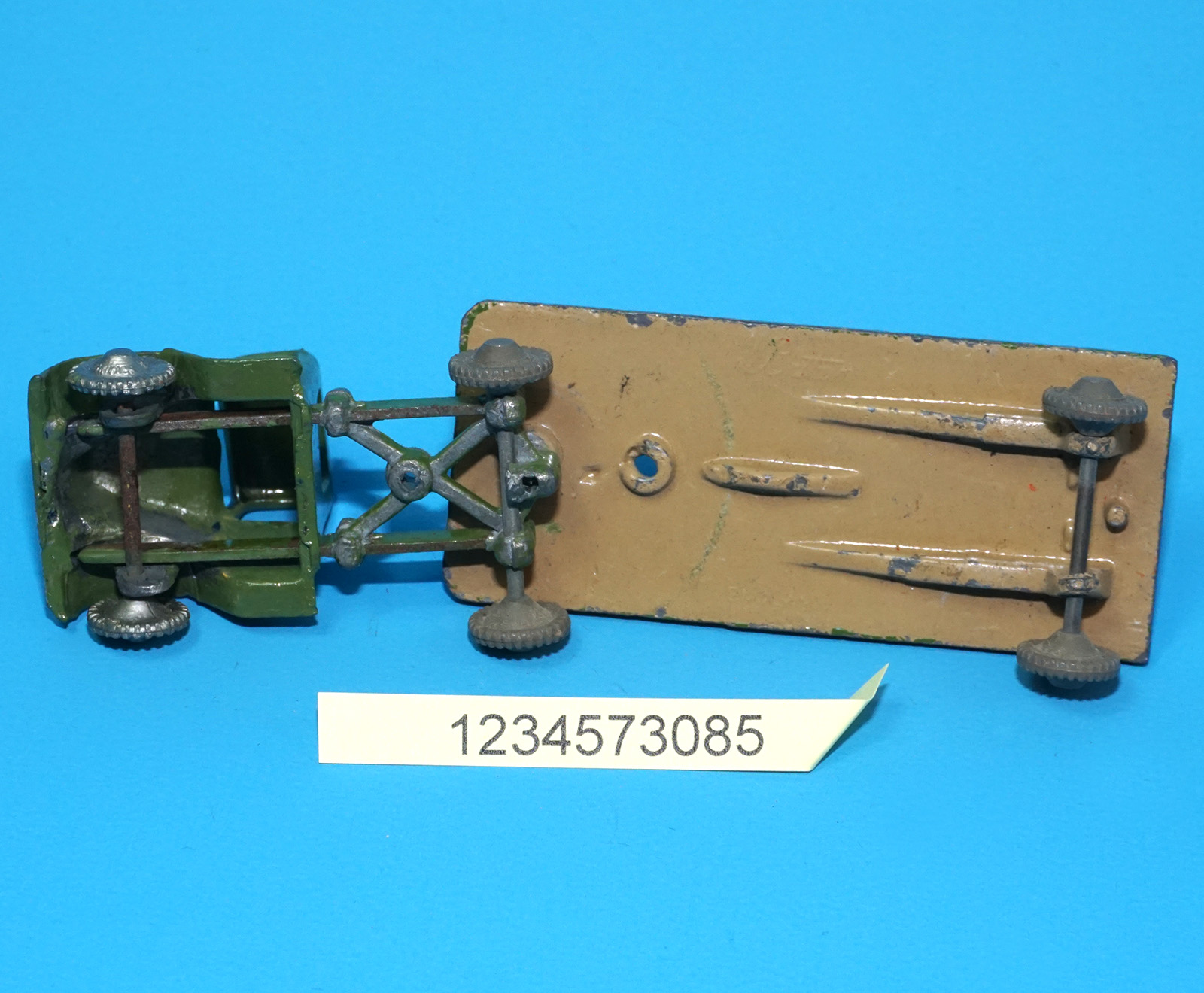 BRITAINS LILLIPUT LV603 ARTICULATED LORRY SOLID PLASTIC WHEELS PVC TYRES 1950 BRITAINS LTD ENGLAND - Image 7