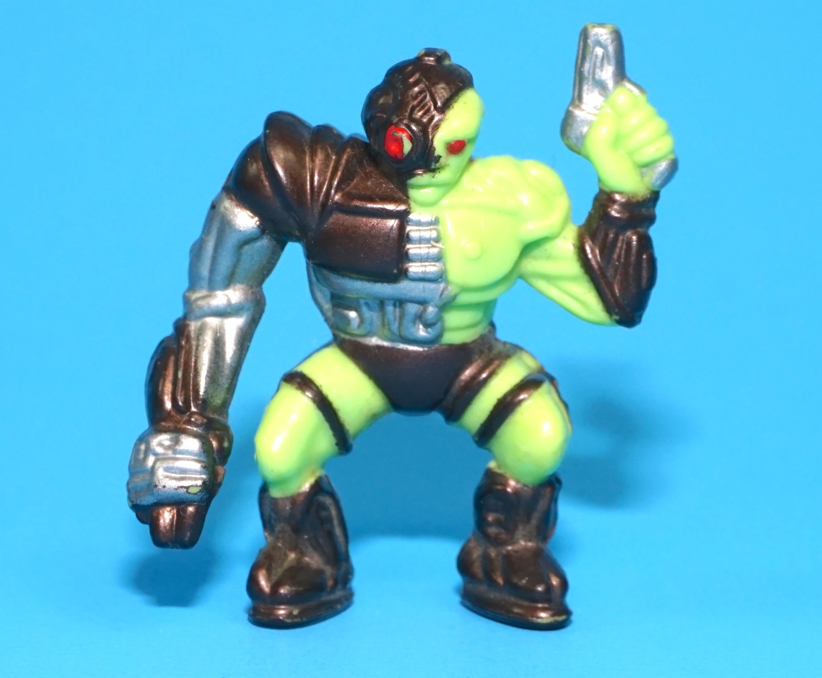 MIGHTY MAX ORIGINAL SPARE PART HORROR HEADS SKULL WARRIOR CYBORG MUTANT 1992 BLUEBIRD TOYS