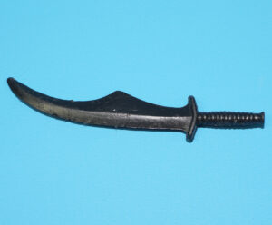 MOTU KO TURLY GANG SPARE PART SCIMITAR SWORD 1987 SUNGOLD GALAXY FIGHTERS TMNT TURTLES