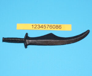 MOTU KO TURLY GANG SPARE PART SCIMITAR SWORD 1987 SUNGOLD GALAXY FIGHTERS TMNT TURTLES