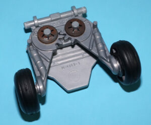 1986 GI JOE CONQUEST X-30 ORIGINAL SPARE PART REAR LANDING GEAR HASBRO