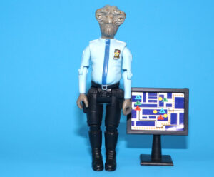GERRY ANDERSON SPACE PRECINCT 2040 CAPTAIN PODLY 100% COMPLETE 1994 VIVID IMAGINATIONS