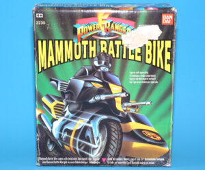 MMPR POWER RANGERS MAMMOTH BATTLE BIKE BOXED EURO BOX 1993 BANDAI