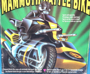 MMPR POWER RANGERS MAMMOTH BATTLE BIKE BOXED EURO BOX 1993 BANDAI